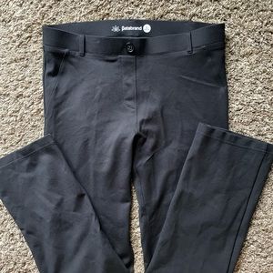 Betabrand Black Straight Pants sz Large